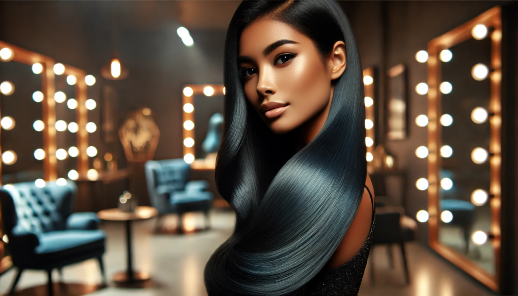 Blue Black Hair Dye