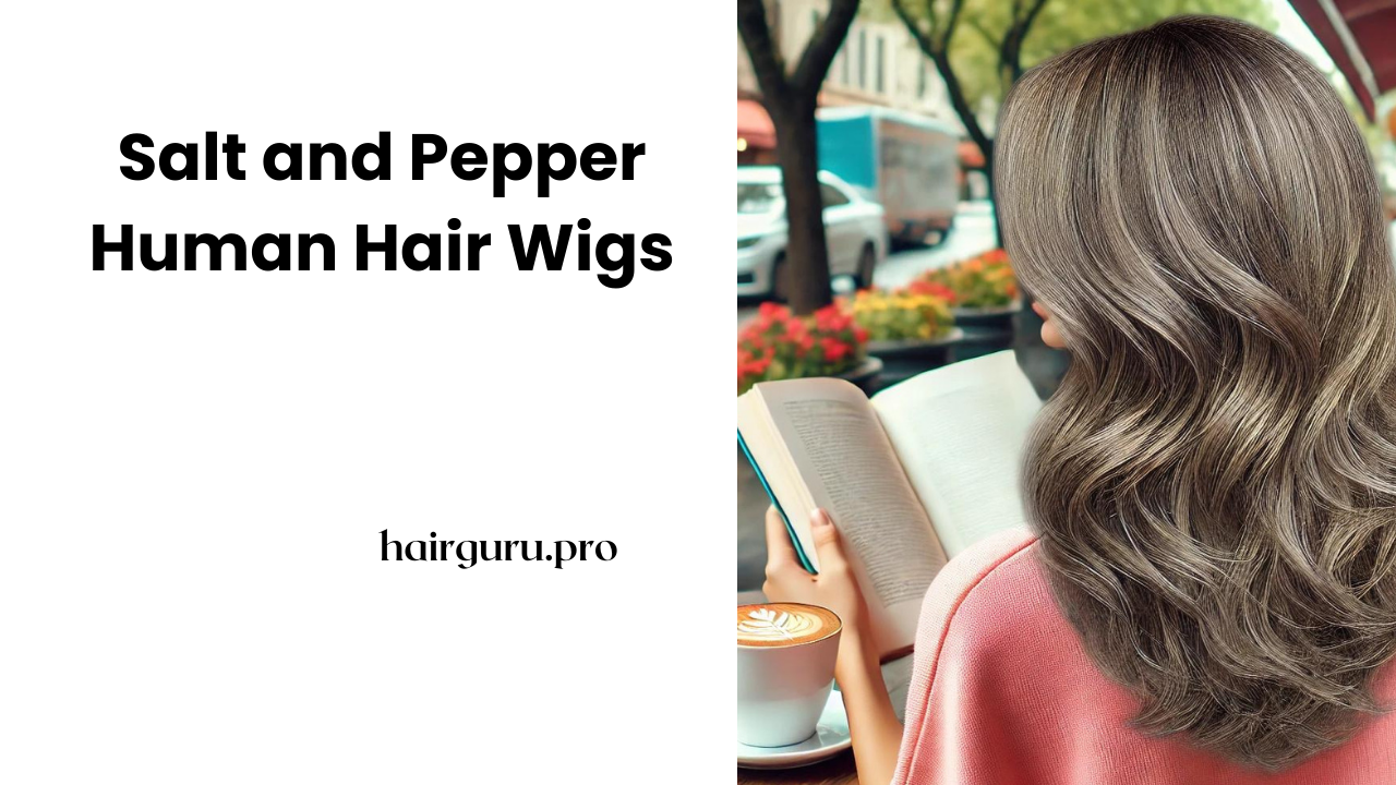 Salt and Pepper Human Hair Wigs