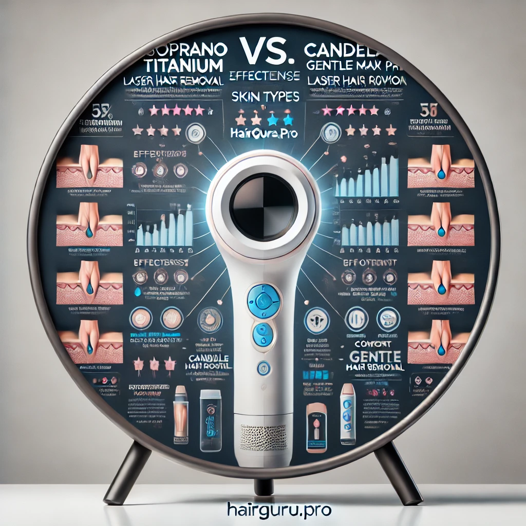 Soprano Titanium Laser Hair Removal versus Candela Gentle Max Pro